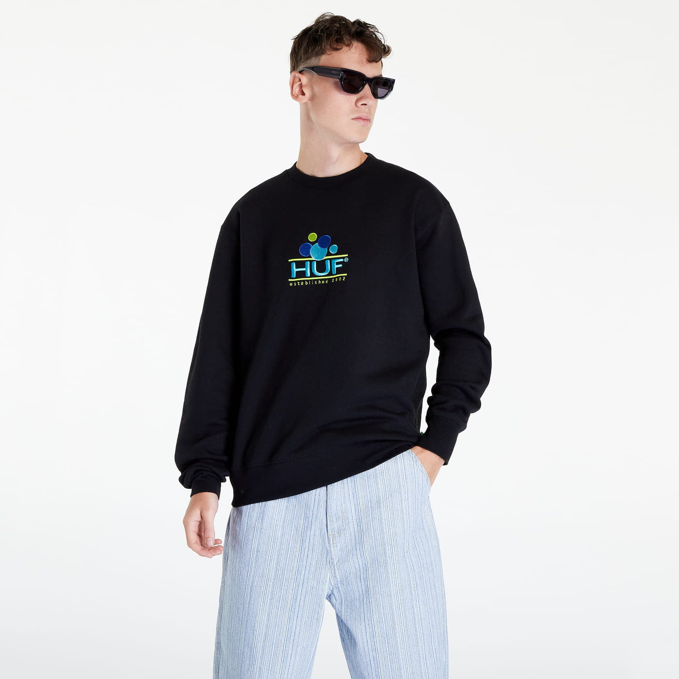 Felpe HUF Fun Crew Black