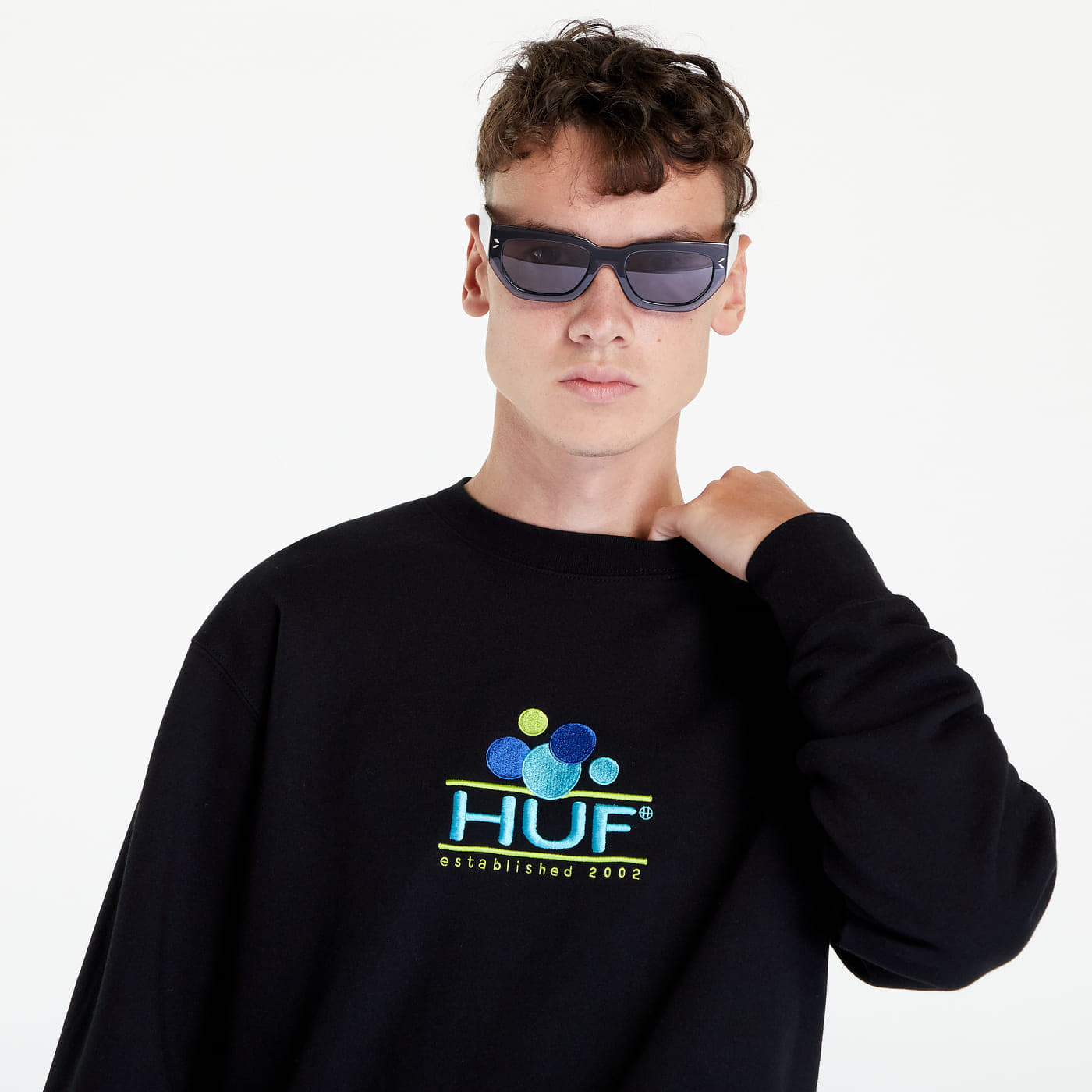 Felpe HUF Fun Crew Black
