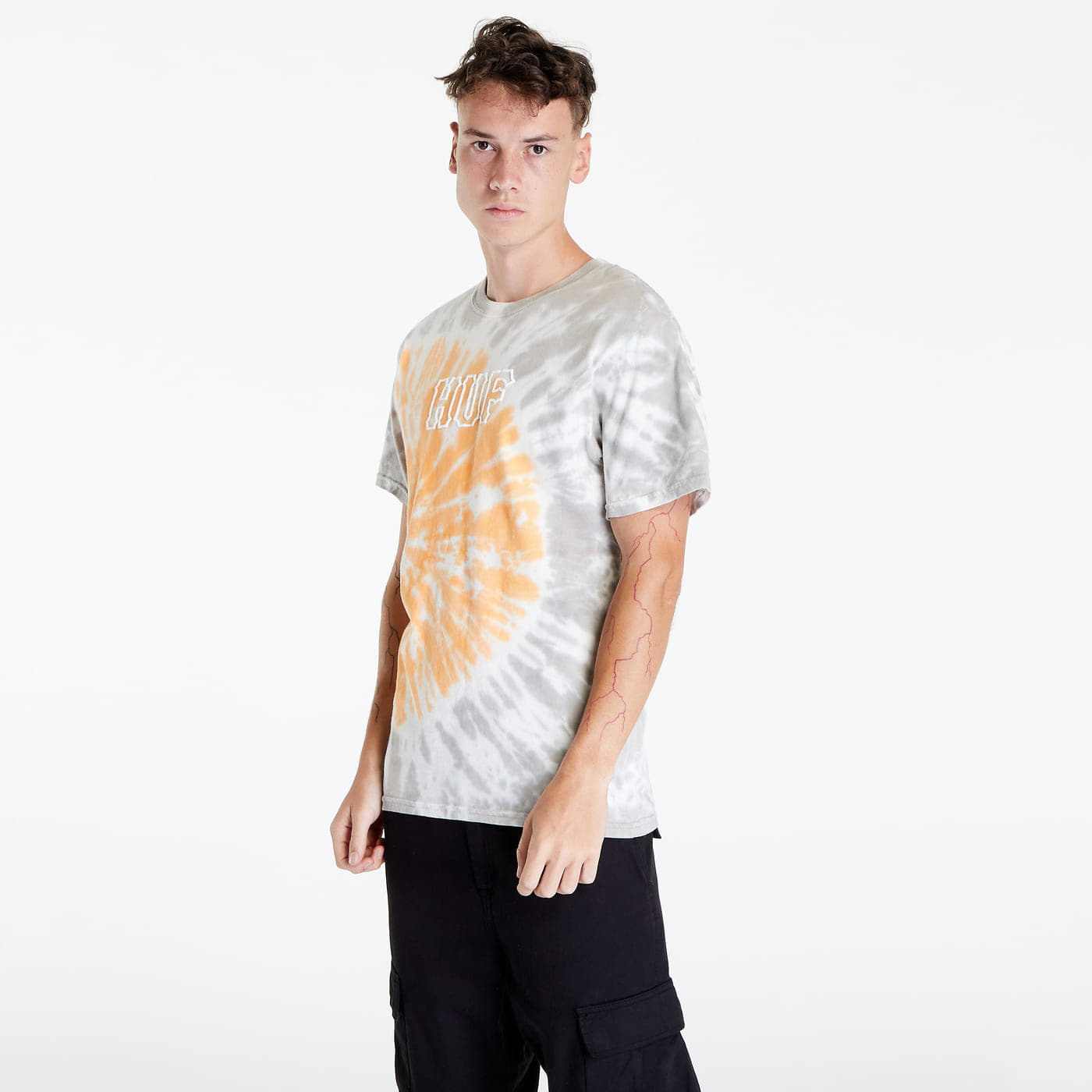   Μπλούζες HUF SF Dye Tiedye T-Shirt Grey