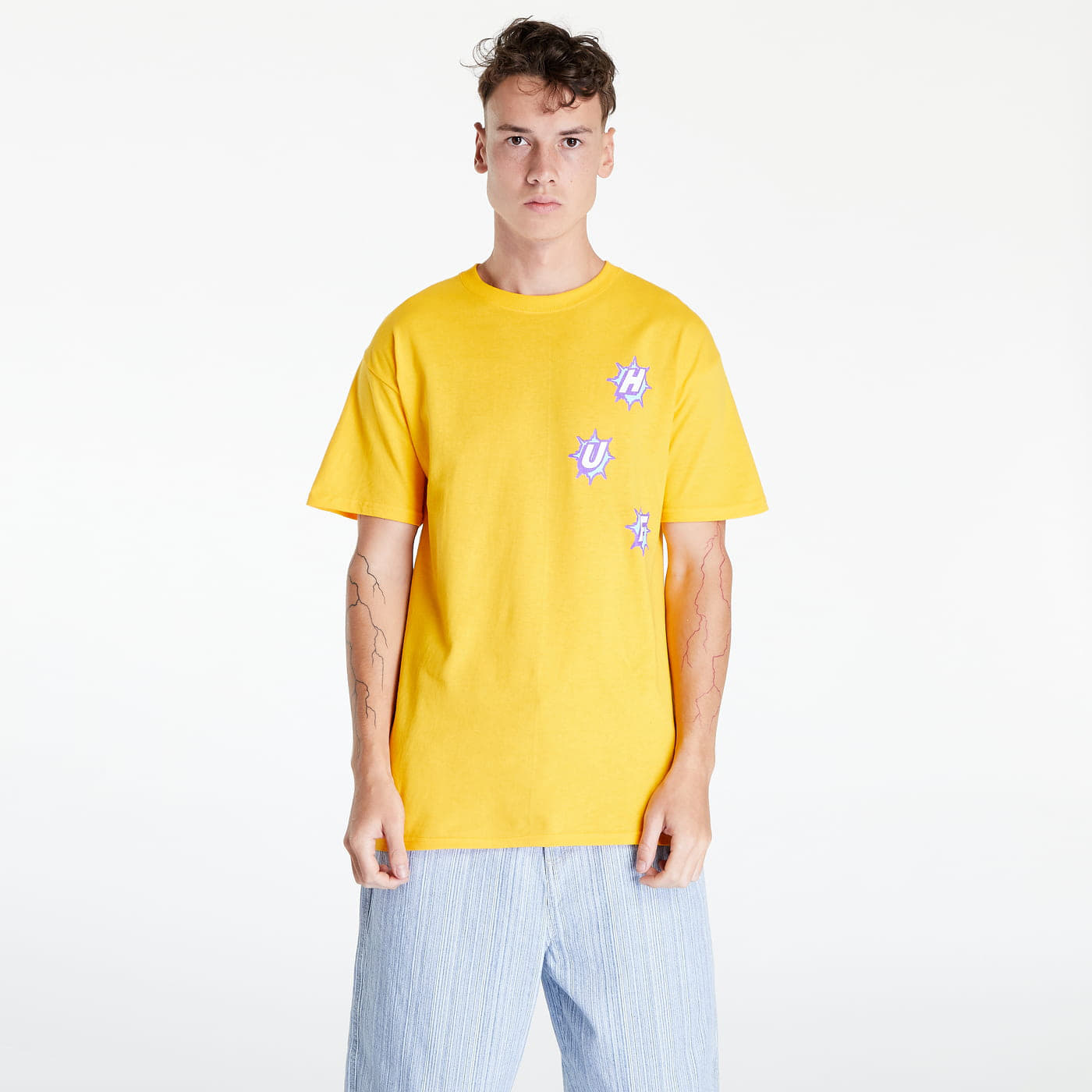 T-shirts HUF Infinity Jewel T-Shirt Yellow