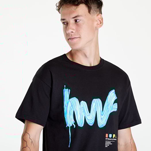 Magliette HUF Stroke Of Genius T Shirt Black Footshop