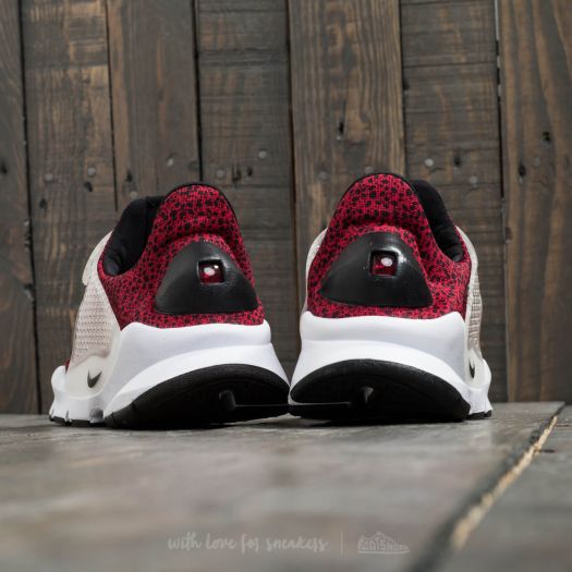 Men s shoes Nike Sock Dart QS Gym Red Black White Footshop