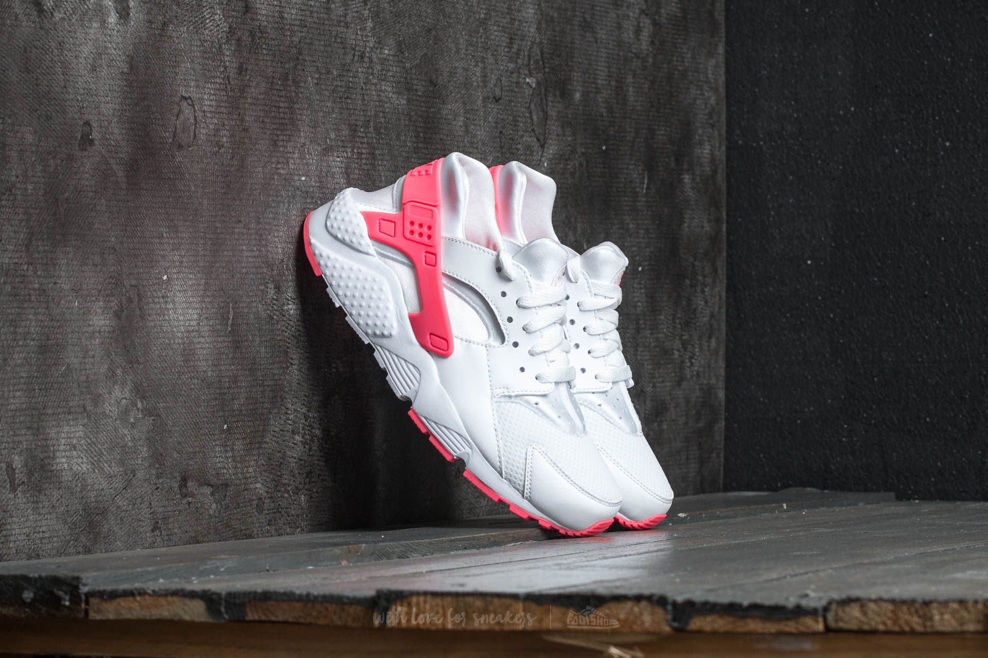 Nike huarache rosa weiß shop