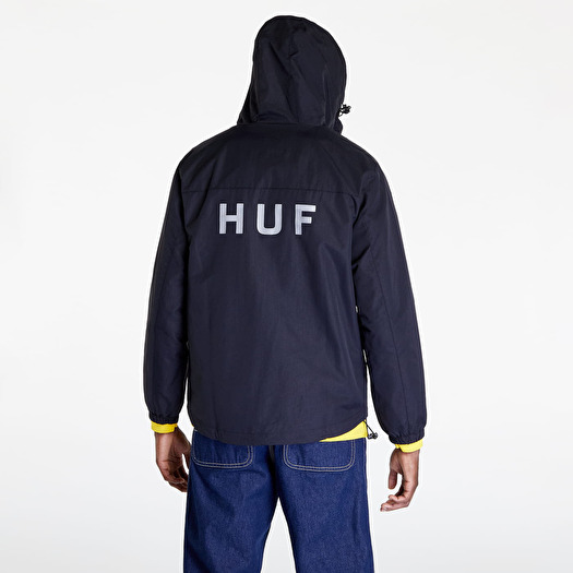Coach Jackets HUF Essentials Zip Standard Shell Black Footshop