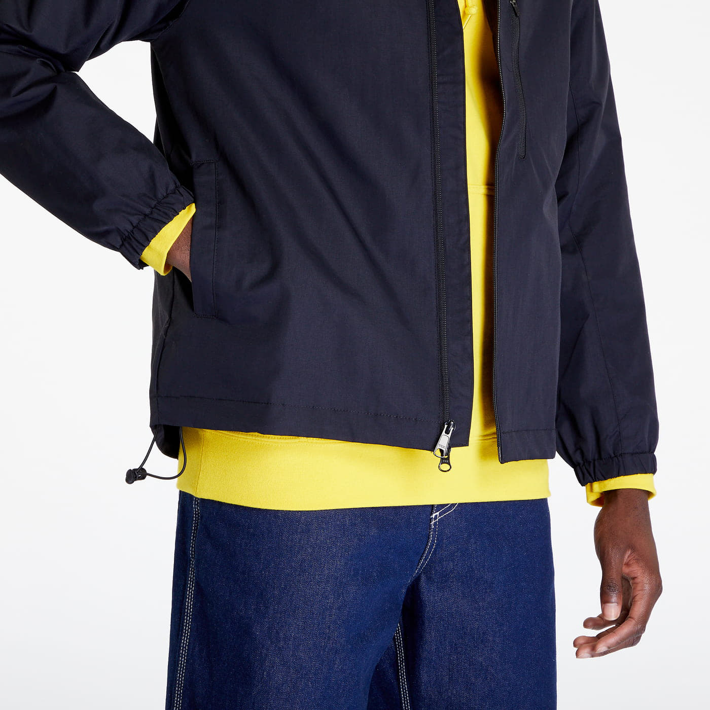 Huf standard hotsell white windbreaker jacket