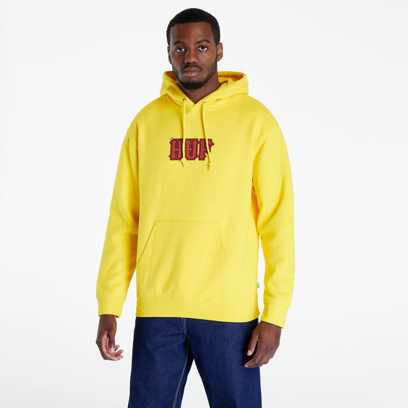 huf amazing h hoodie yellow