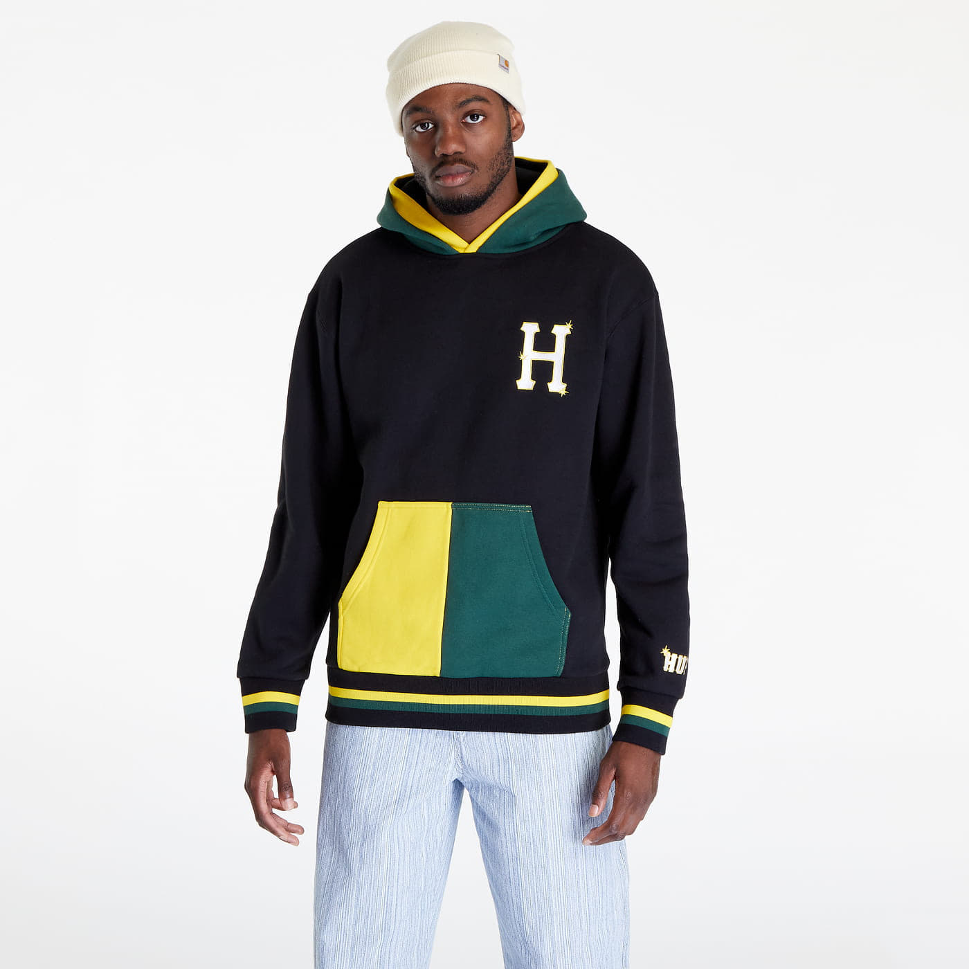 Hoodies and sweatshirts HUF Sideline Hoodie Black Footshop