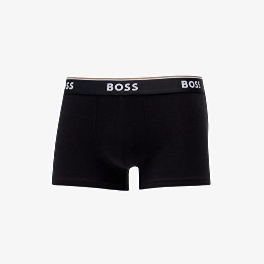 Hugo Boss Stretch Cotton Trunks With Logo Waistbands 3 Pack