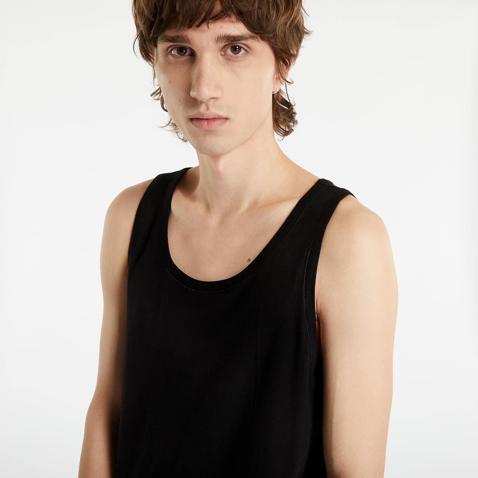Vests Hugo Boss Regular Fit Pure Cotton Classic Tanktop 3-Pack Black