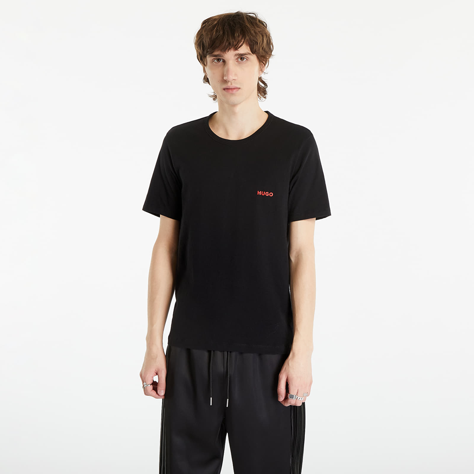 T-paidat Hugo Boss Crew Neck Cotton T-Shirt 3-Pack Black