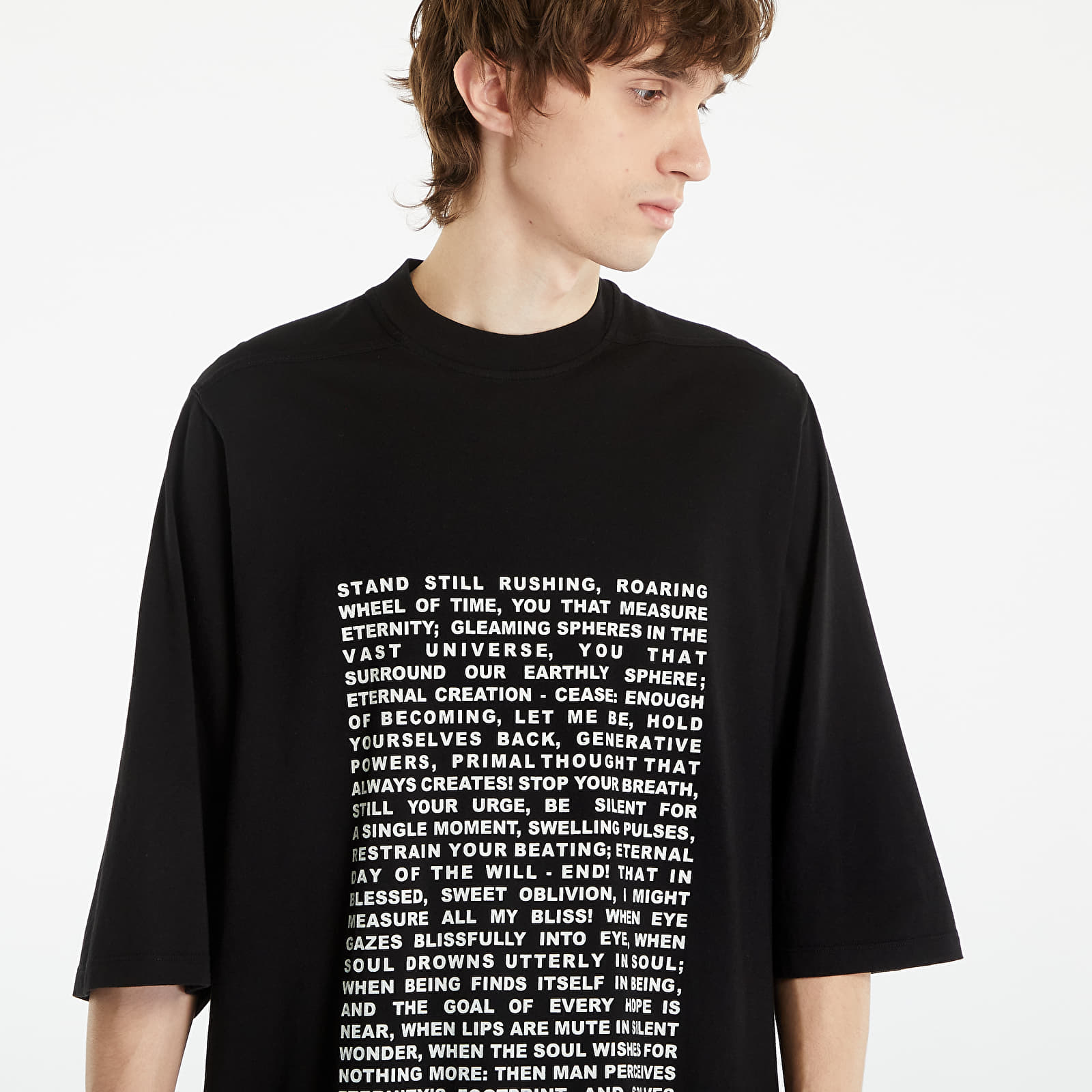 T-shirts Rick Owens DRKSHDW Jumbo Tee Black/ Milk | Footshop