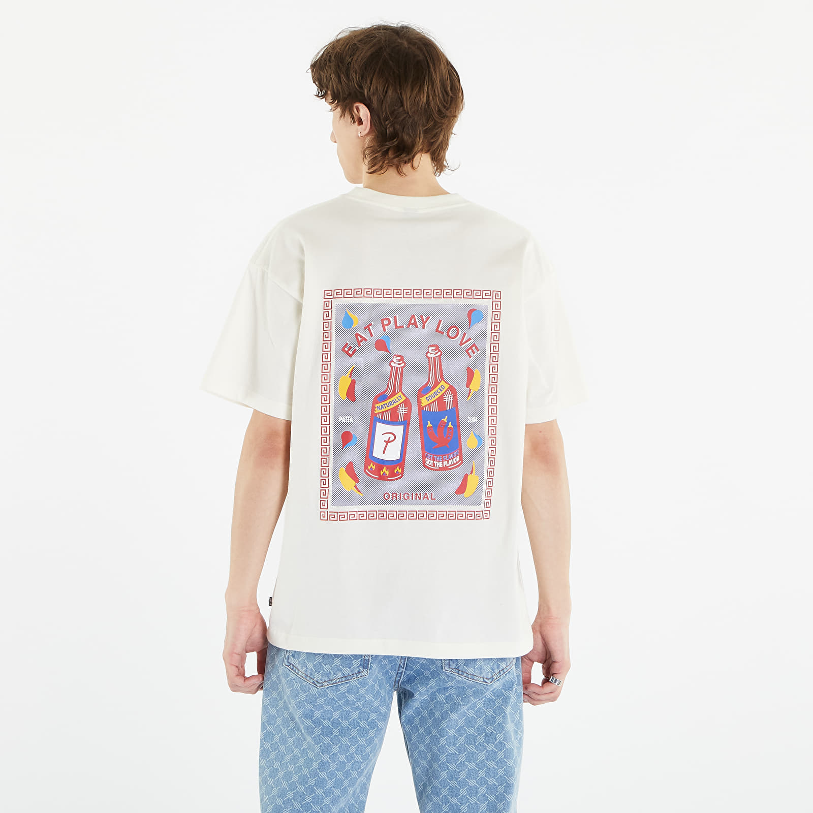 Tričká Patta Salsa T-Shirt Whisper White