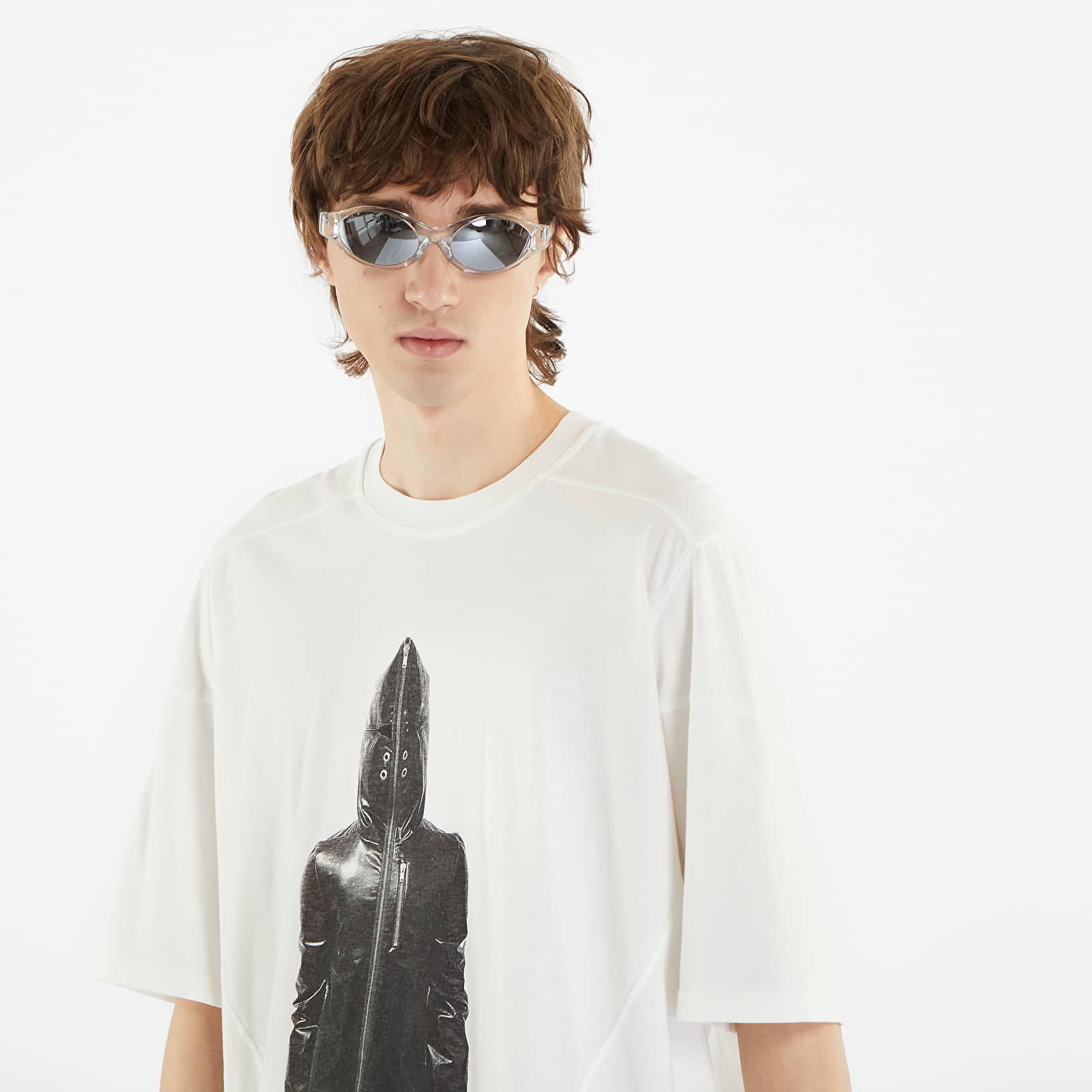 T-shirts Rick Owens DRKSHDW Walrus Tee Milk/ Black | Footshop