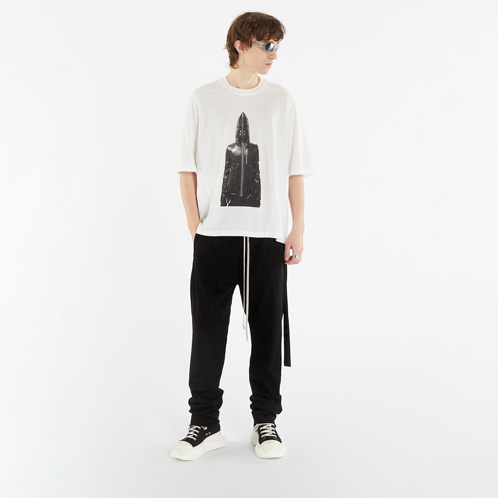 T-shirts Rick Owens DRKSHDW Walrus Tee Milk/ Black | Footshop