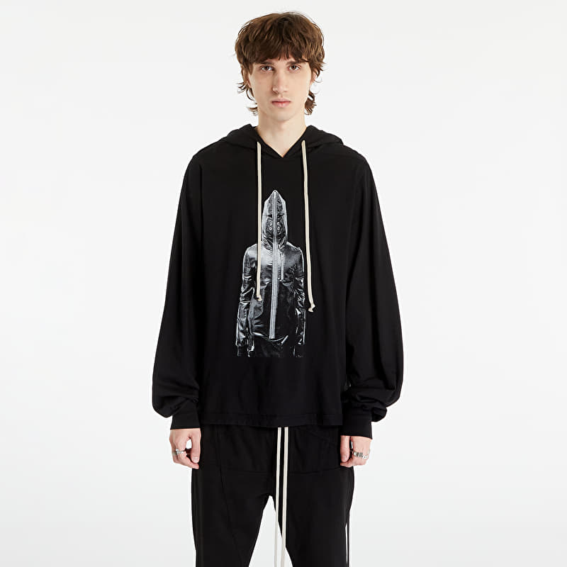 Sweatshirt Rick Owens DRKSHDW Jumbo Hoodie Black/ Milk
