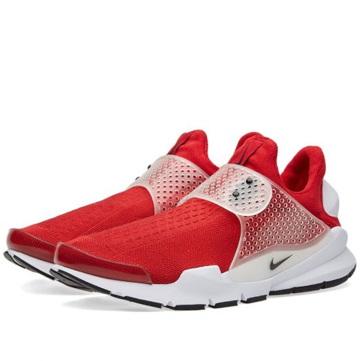 Men s shoes Nike Sock Dart Gym Red Black White Footshop