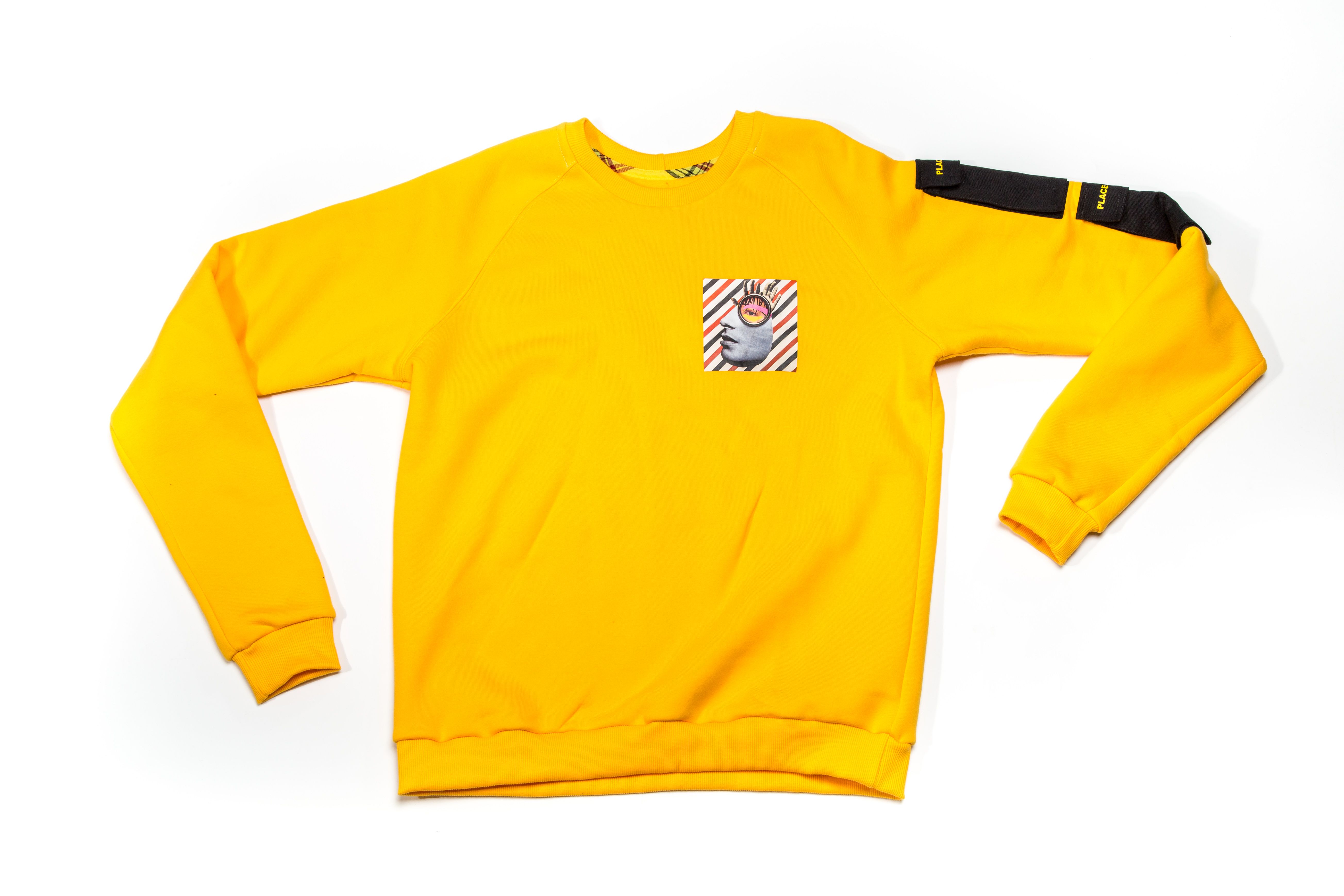 Mikiny Footshop x LAFORMELA Crew Yellow