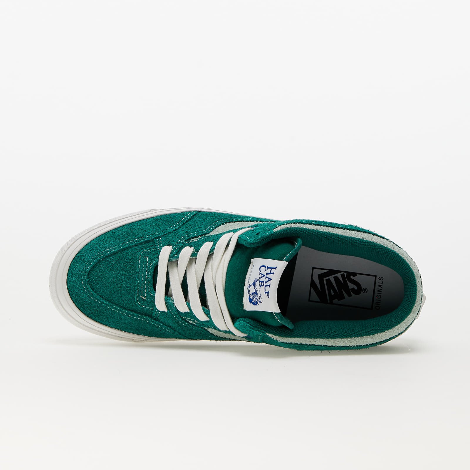 Men's shoes Vans Vault OG Half Cab LX Hairy Suede Green