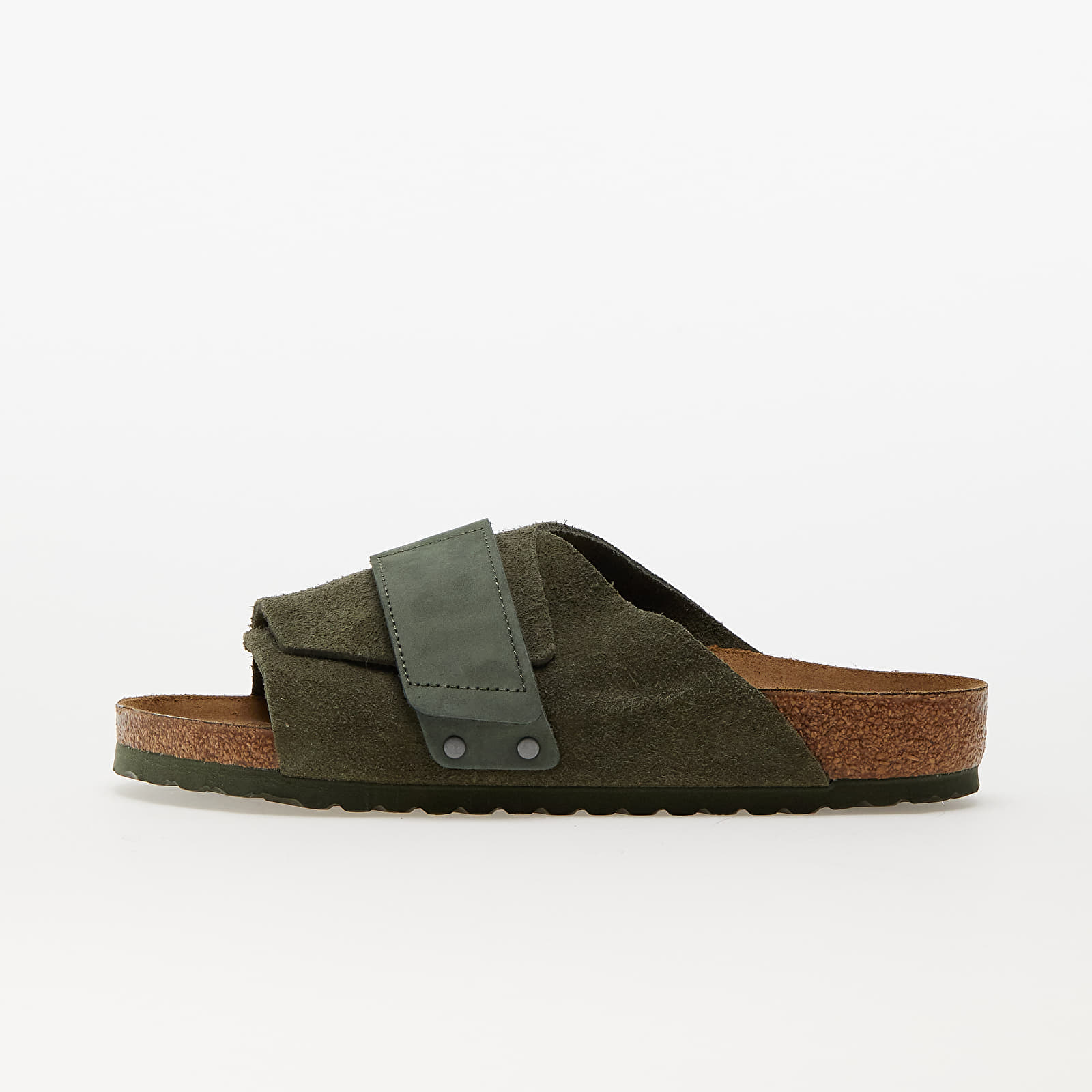 Men's shoes Birkenstock Kyoto Velvet Leather Nubuck Thyme