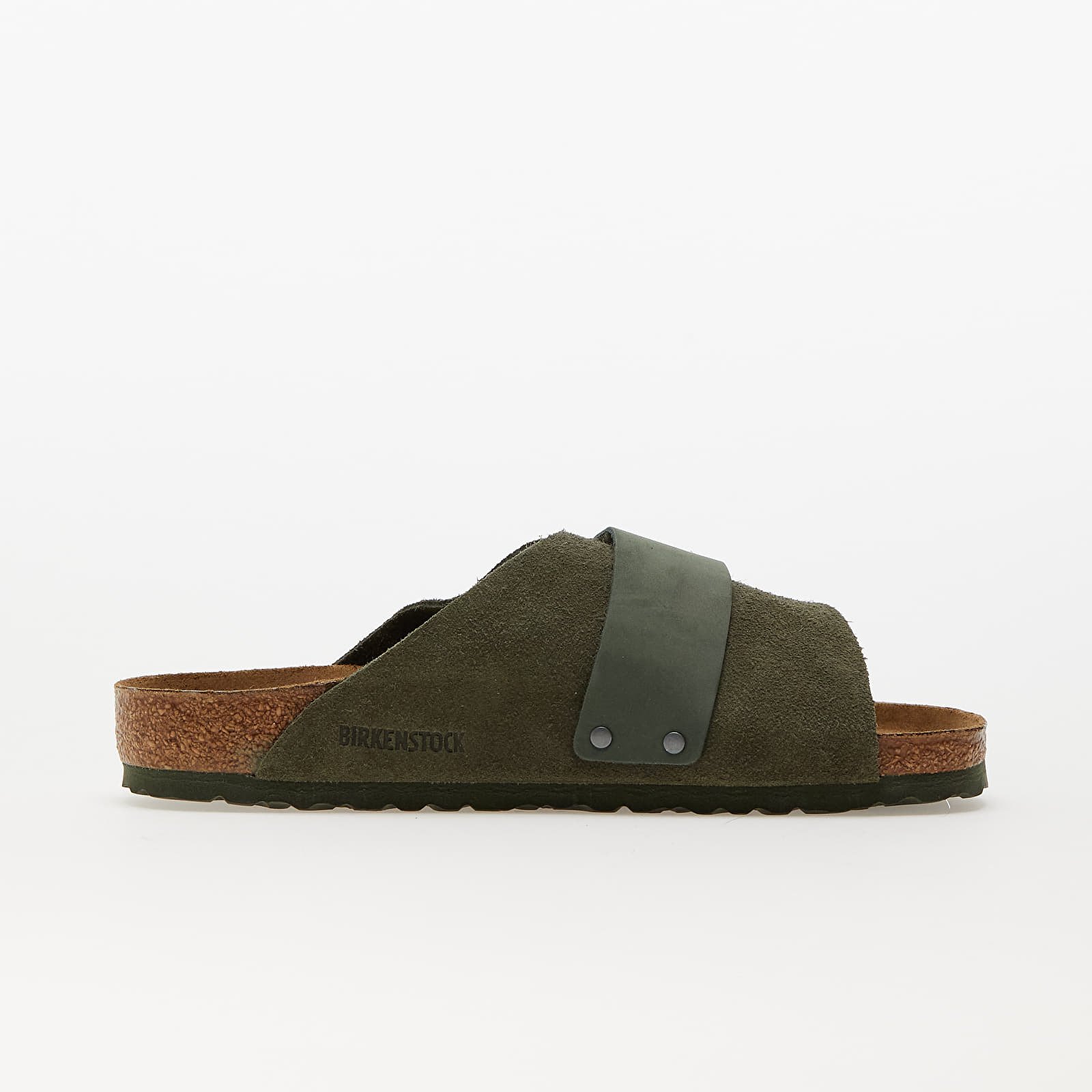 Sneakers Birkenstock Kyoto Velvet Leather Nubuck Thyme UK 8