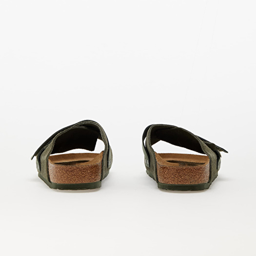 Birkenstock Kyoto Velvet Leather Nubuck Thyme | Footshop