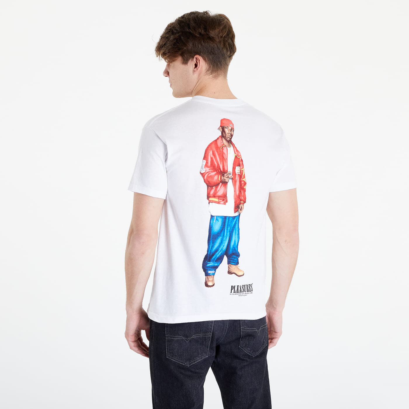 T-shirts PLEASURES Flamboy And T-shirt White