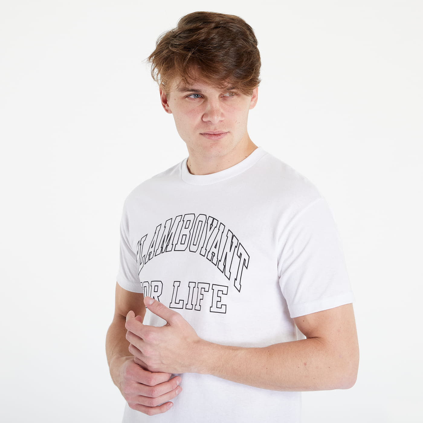 T-shirts PLEASURES Flamboy And T-shirt White