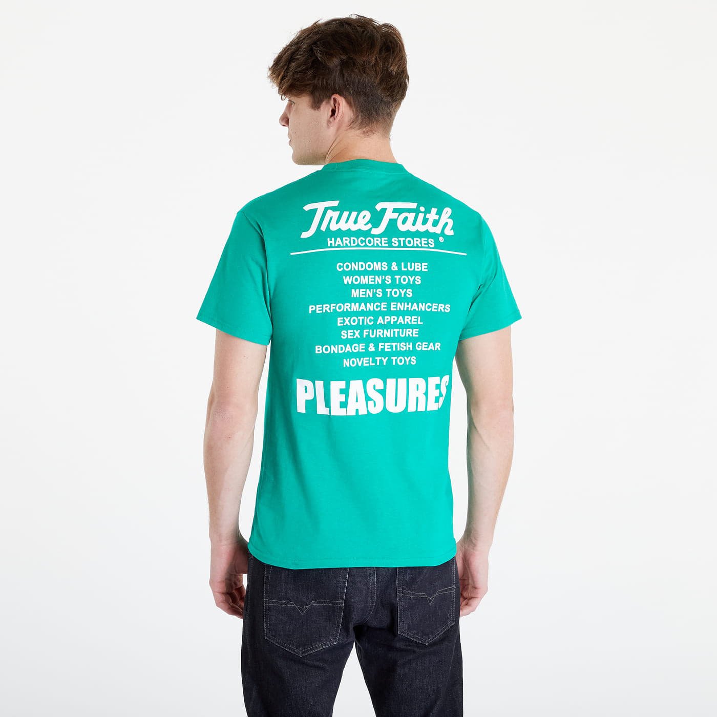 T-paidat PLEASURES Faith T-shirt Green