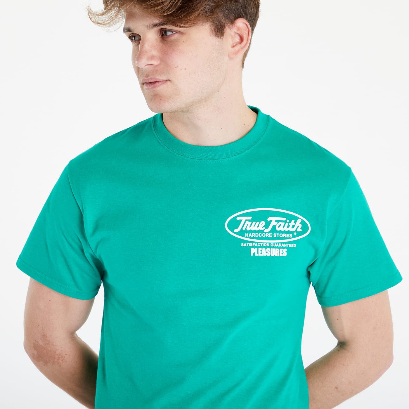 T-paidat PLEASURES Faith T-shirt Green