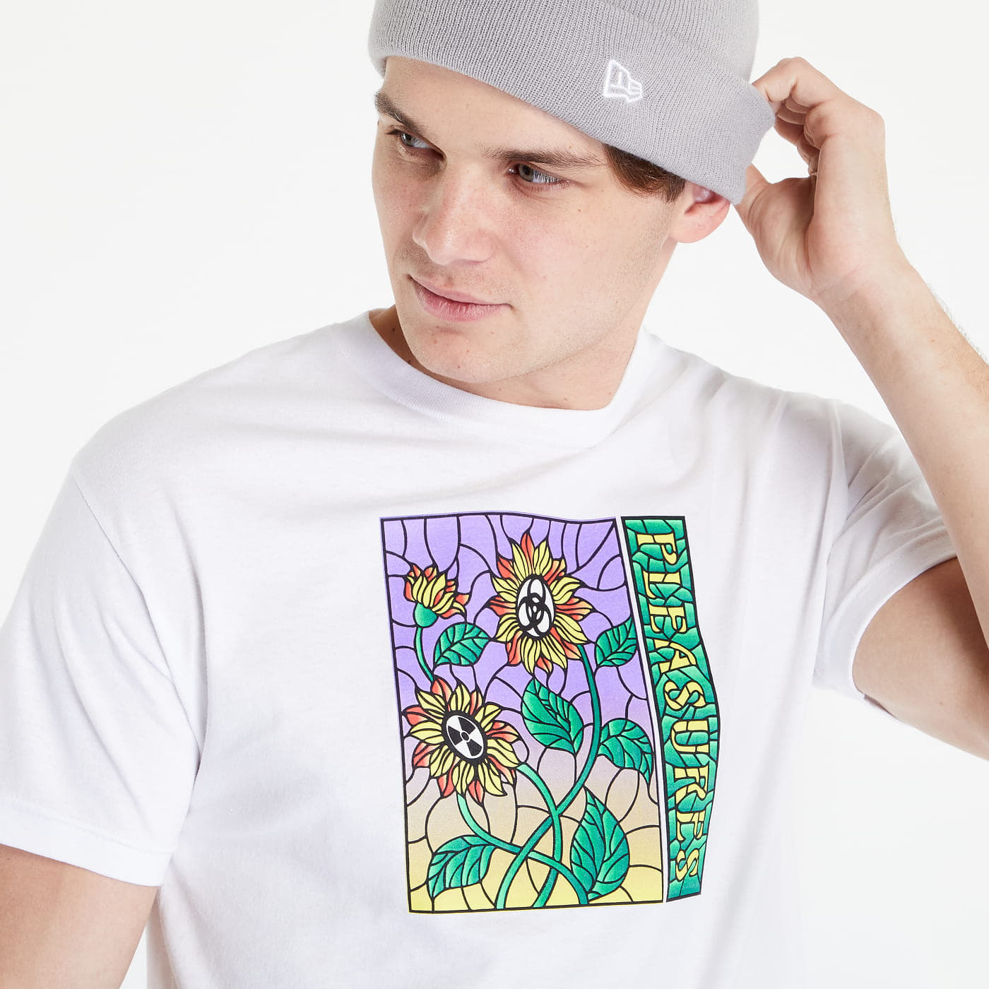 T-shirts PLEASURES Glass T-shirt White
