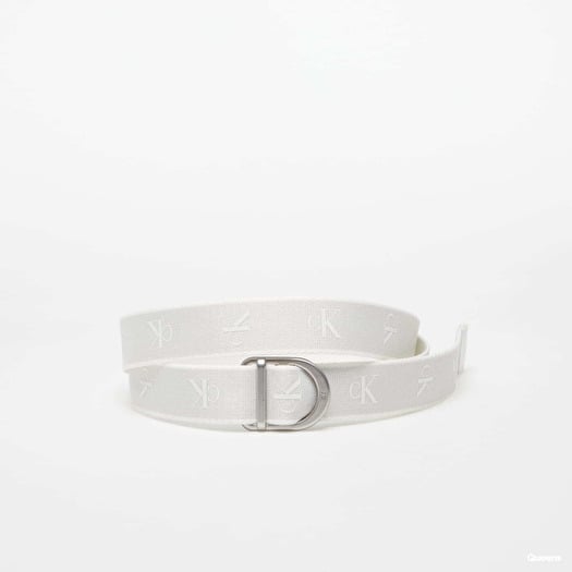 Pas Calvin Klein D-Ring Slider Belt 30MM White