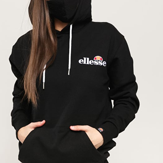 Ellesse black hoodie on sale womens
