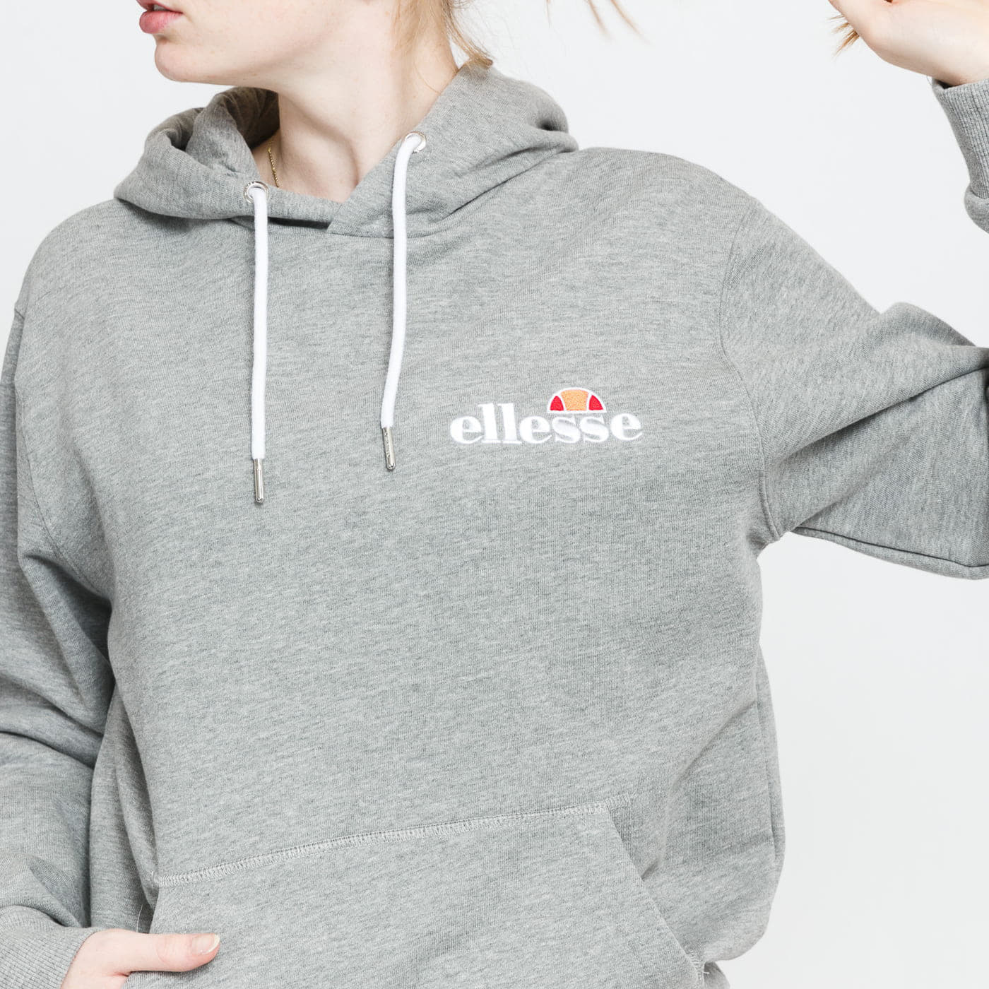 Bluzy Ellesse Noreo OH Hoody Melange Grey