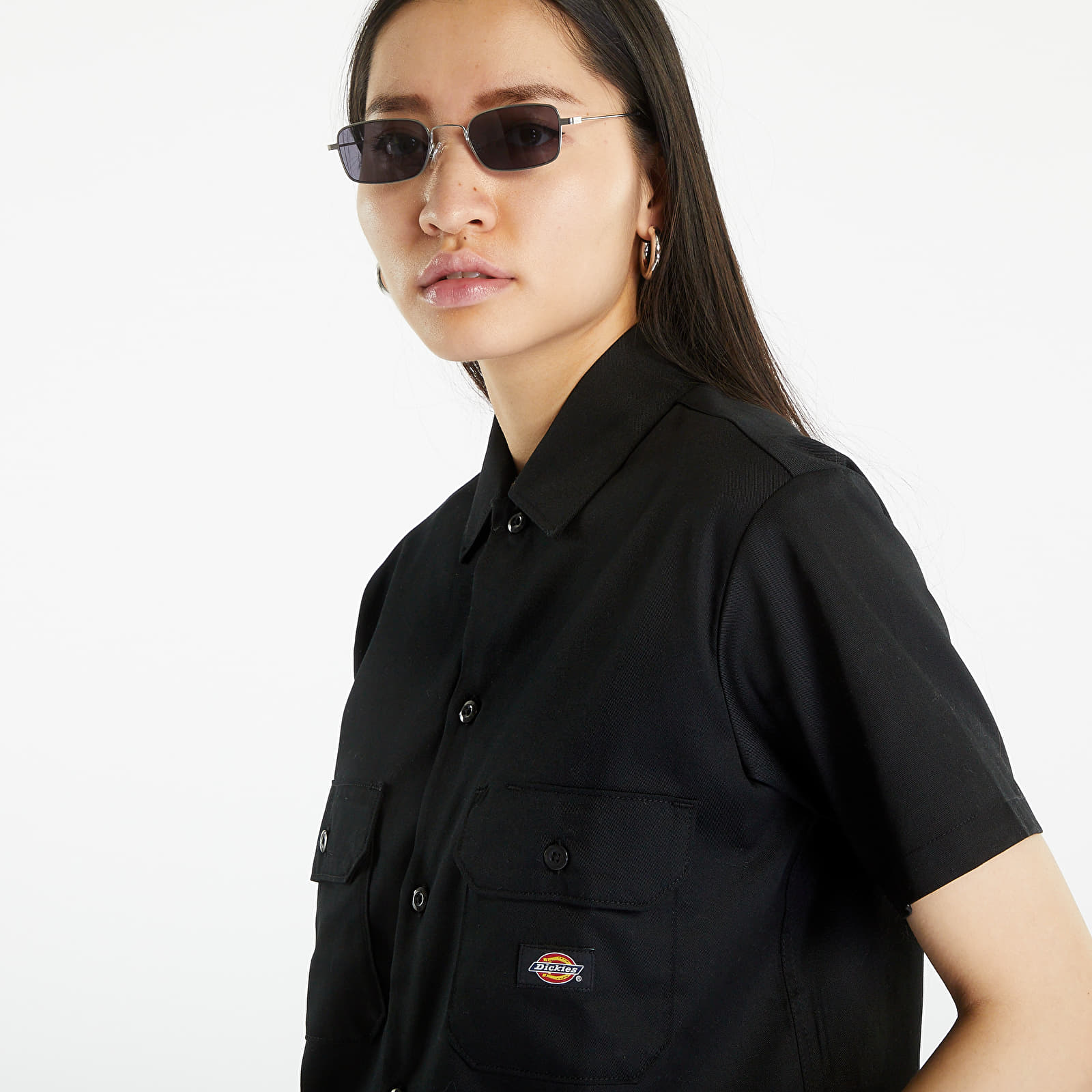 Skjorter Dickies Short Sleeve Work Shirt Black