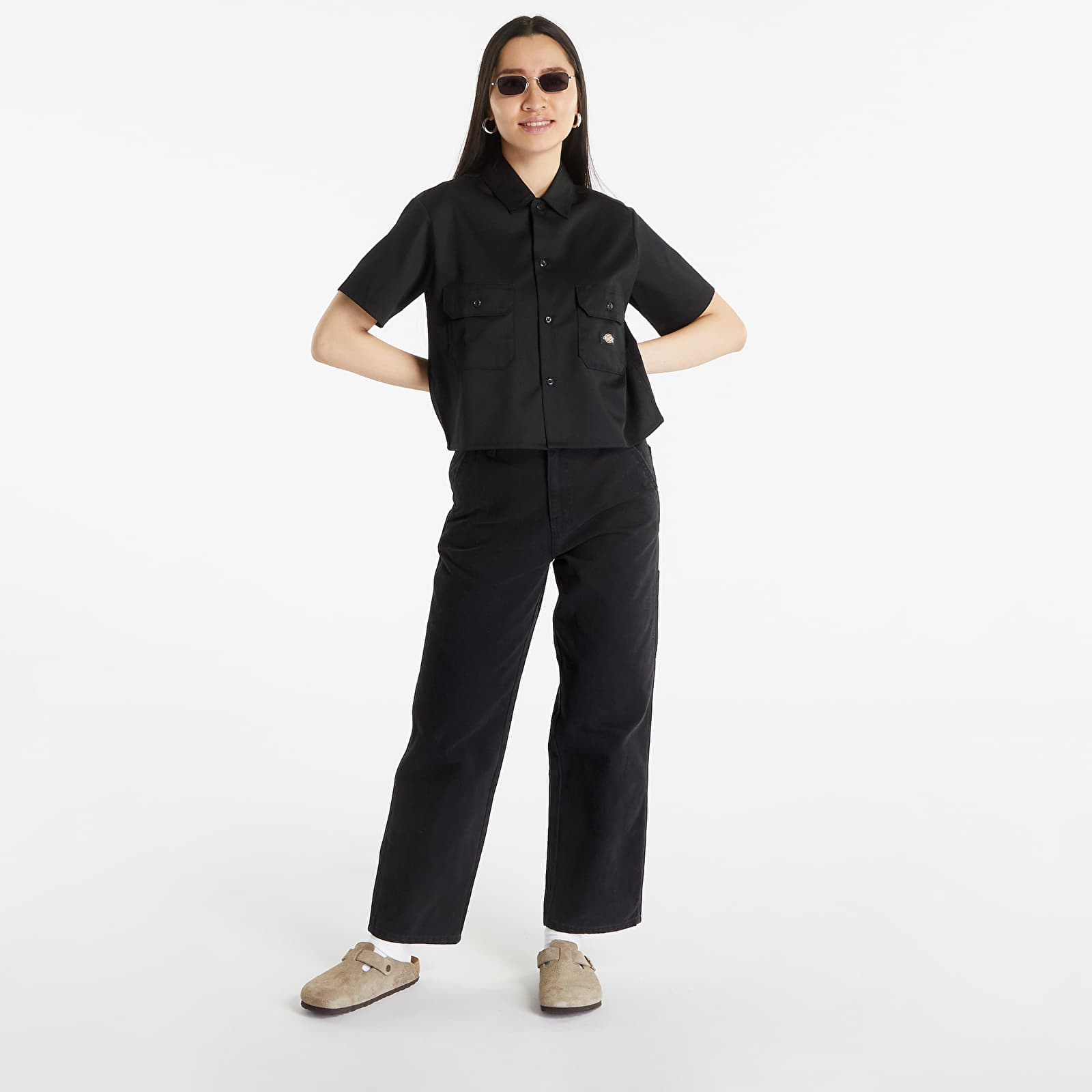 Skjorter Dickies Short Sleeve Work Shirt Black
