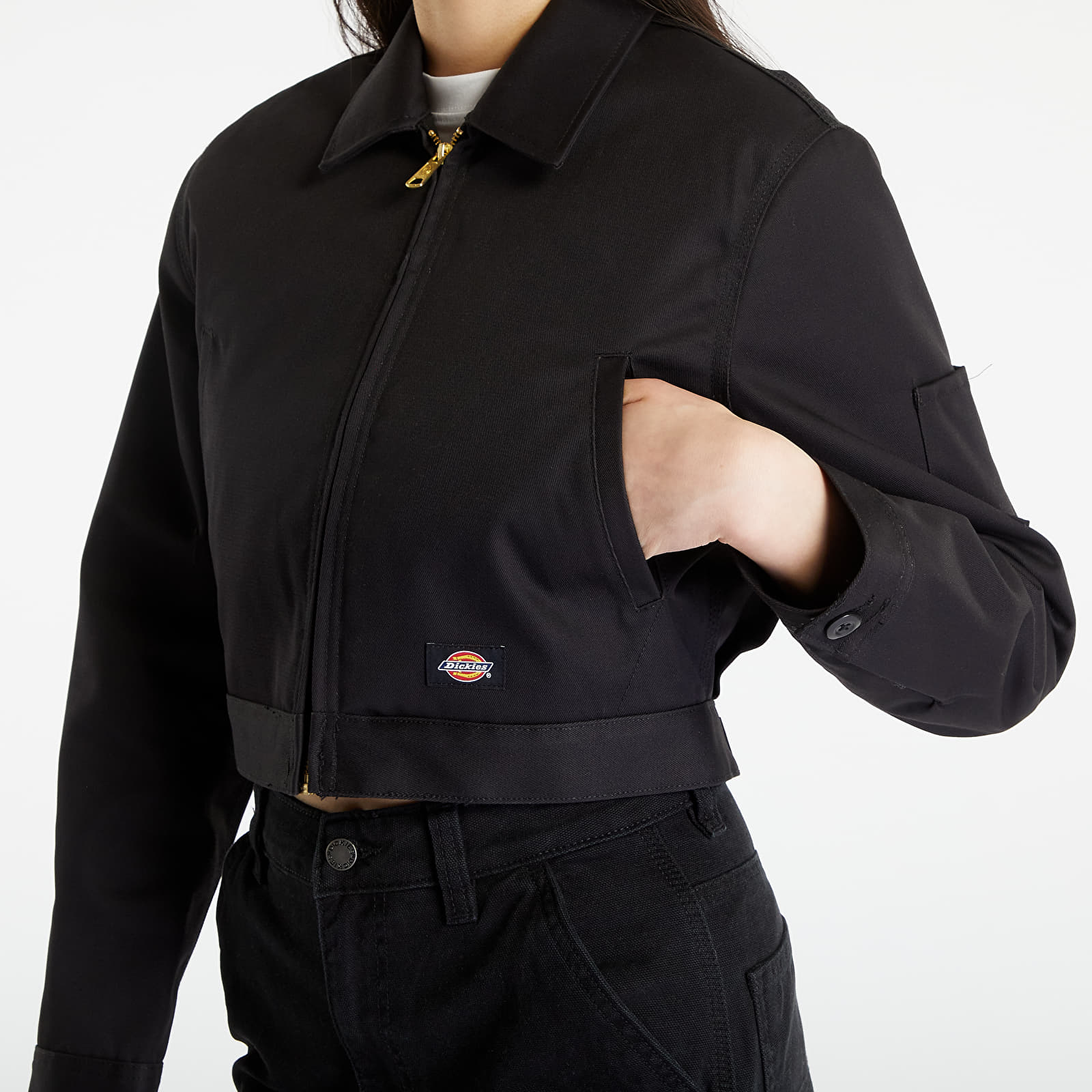 Jackets Dickies Lined Eisenhower Cropped Jacket Black