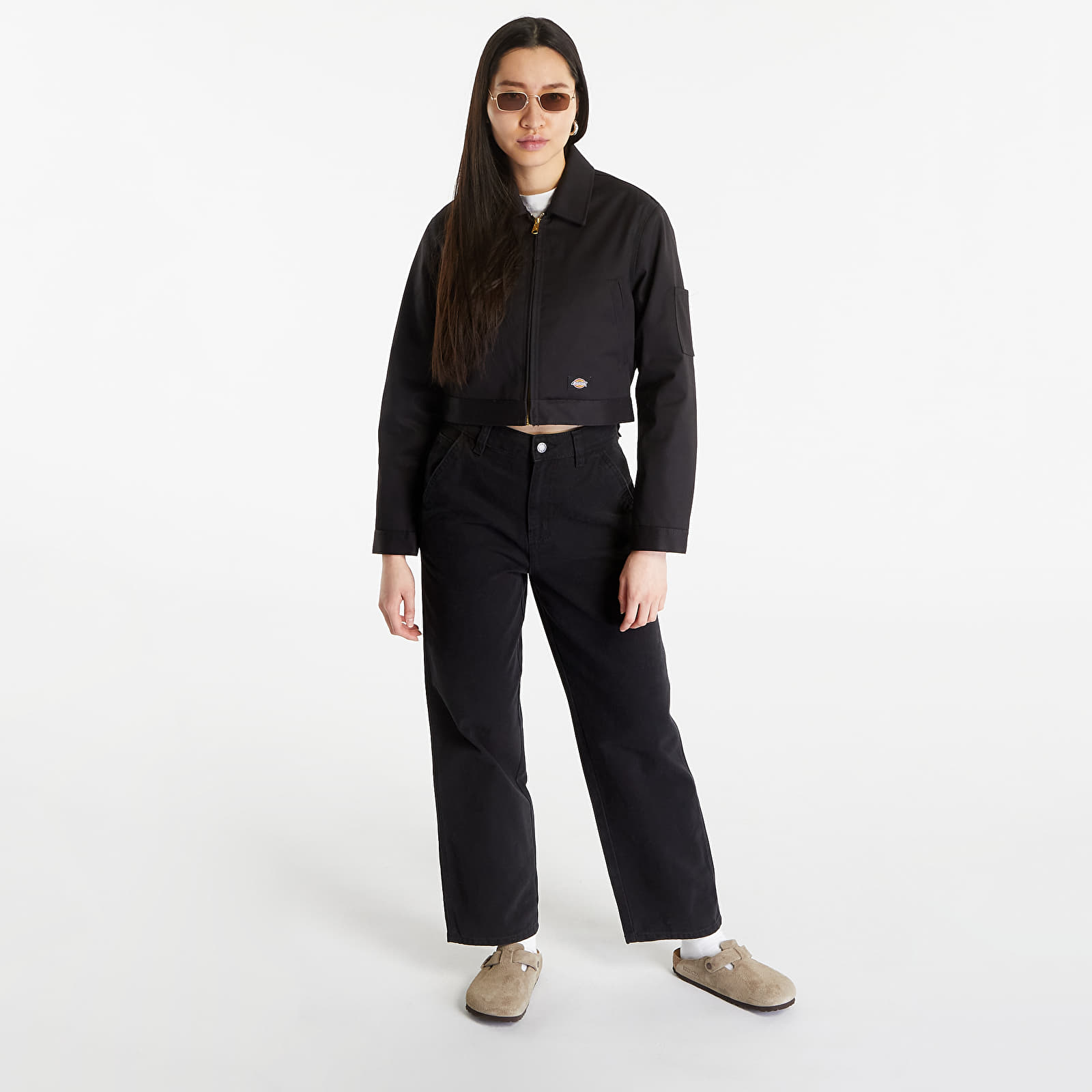Jackets Dickies Lined Eisenhower Cropped Jacket Black