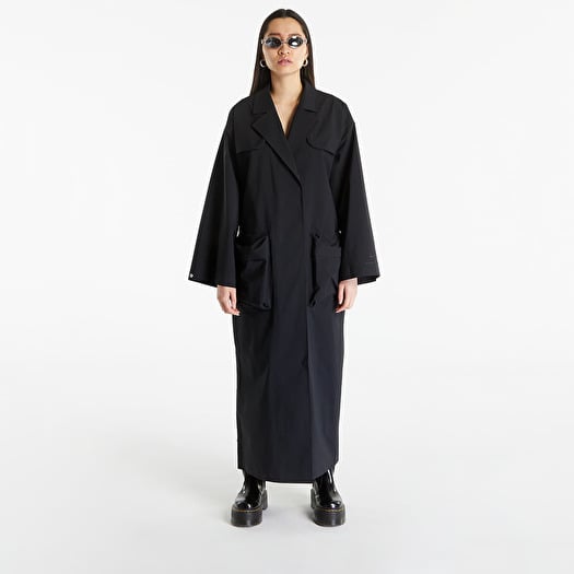 Nike long black coat new arrivals