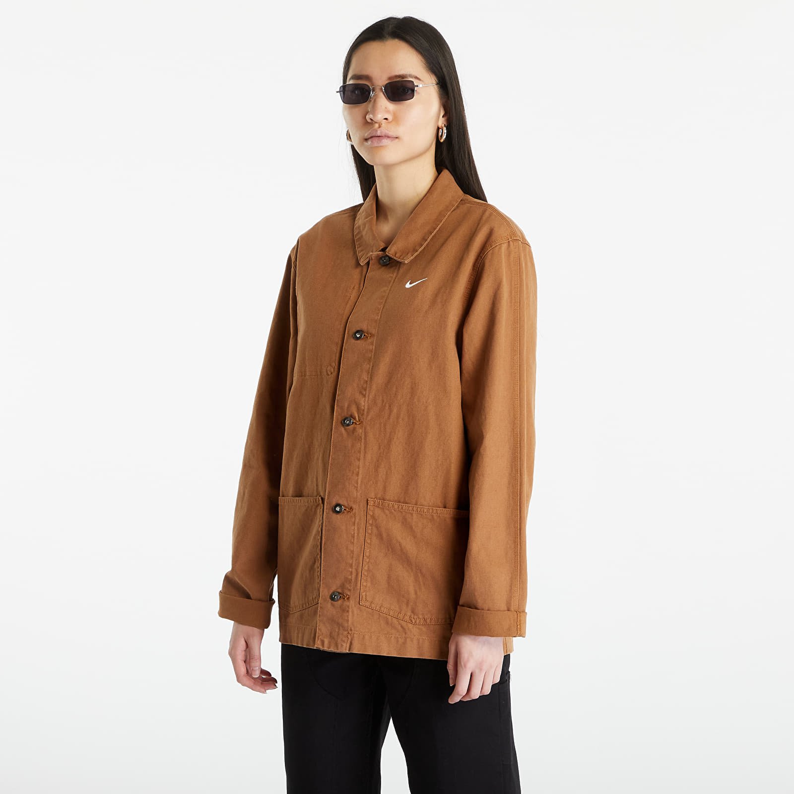 Kurtki i płaszcze Nike Sportswear Unlined Chore Coat Ale Brown/ White