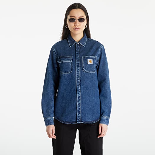 Blue shop shirt jacket