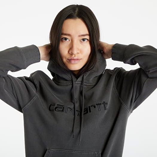 Hoodies and sweatshirts Carhartt WIP Duster Hoodie Black Garment Dyed Footshop