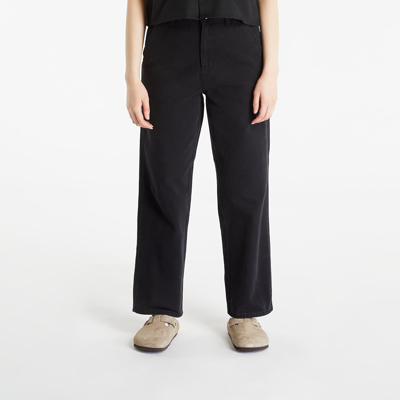 Jeans Dickies Duck Canvas Trousers Stone Washed Black