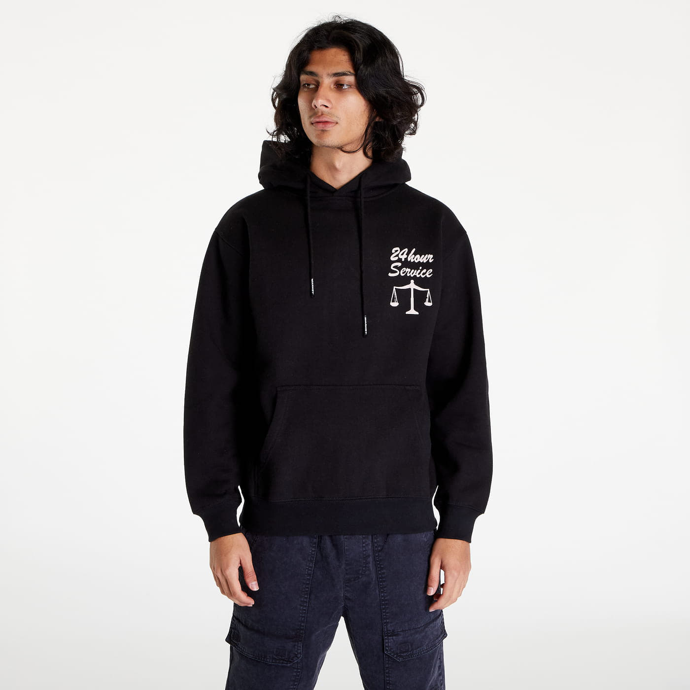 Hanorace MARKET 24 Hr Lawyer Service Hoodie Black