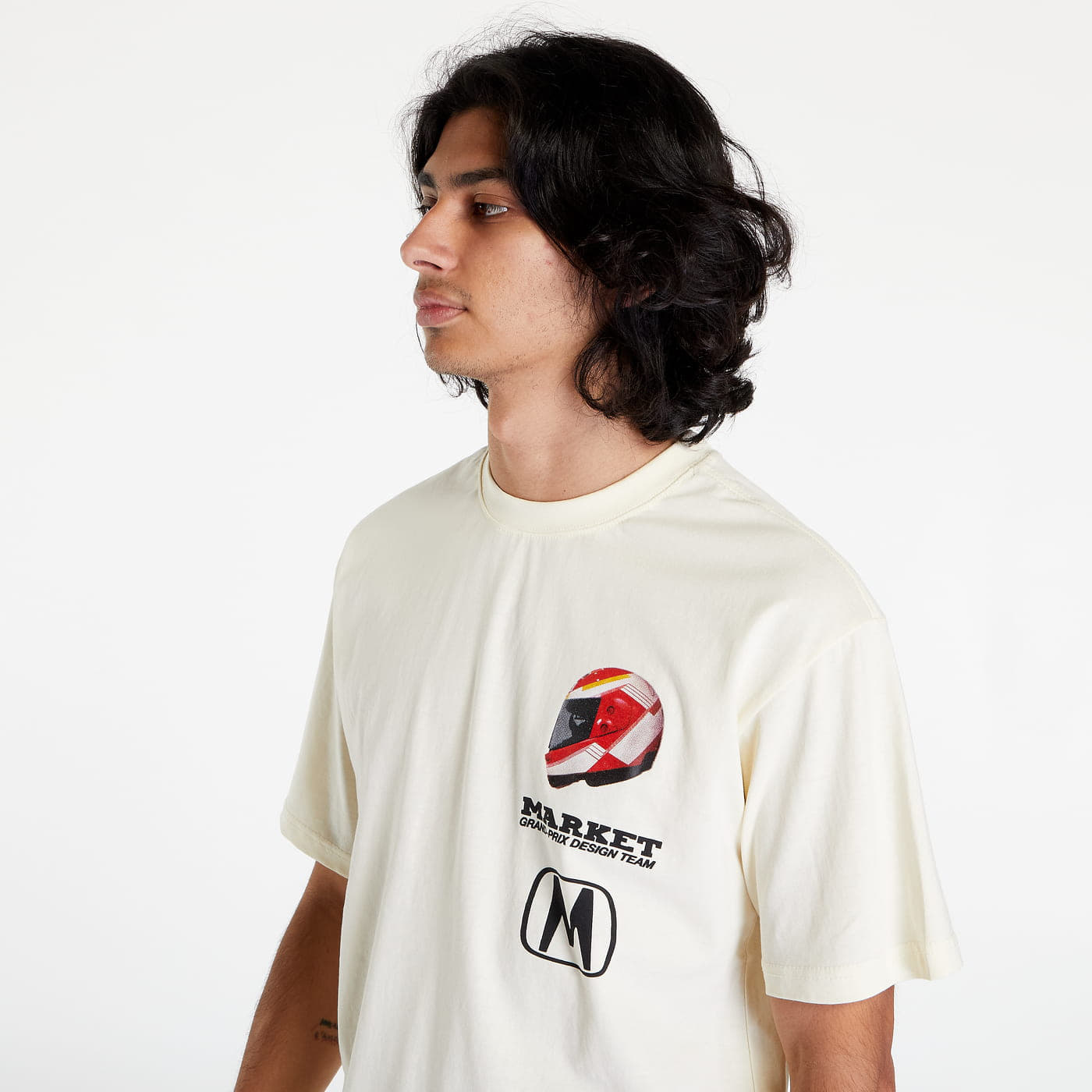 T-shirts MARKET Grand Prix T-Shirt Cream