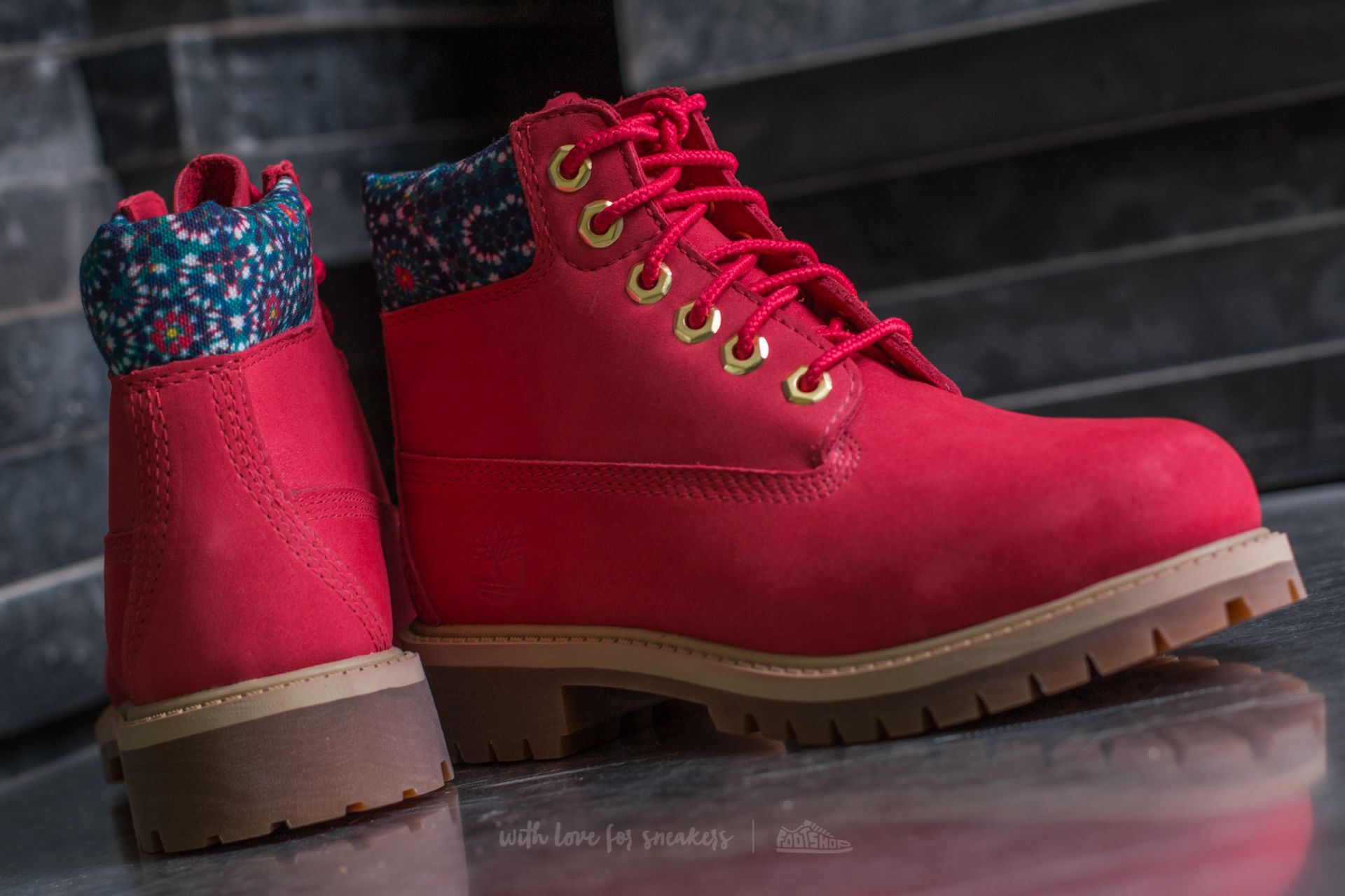 Joggesko og sko for barn Timberland 6 In Premium Wp Boot Geranium