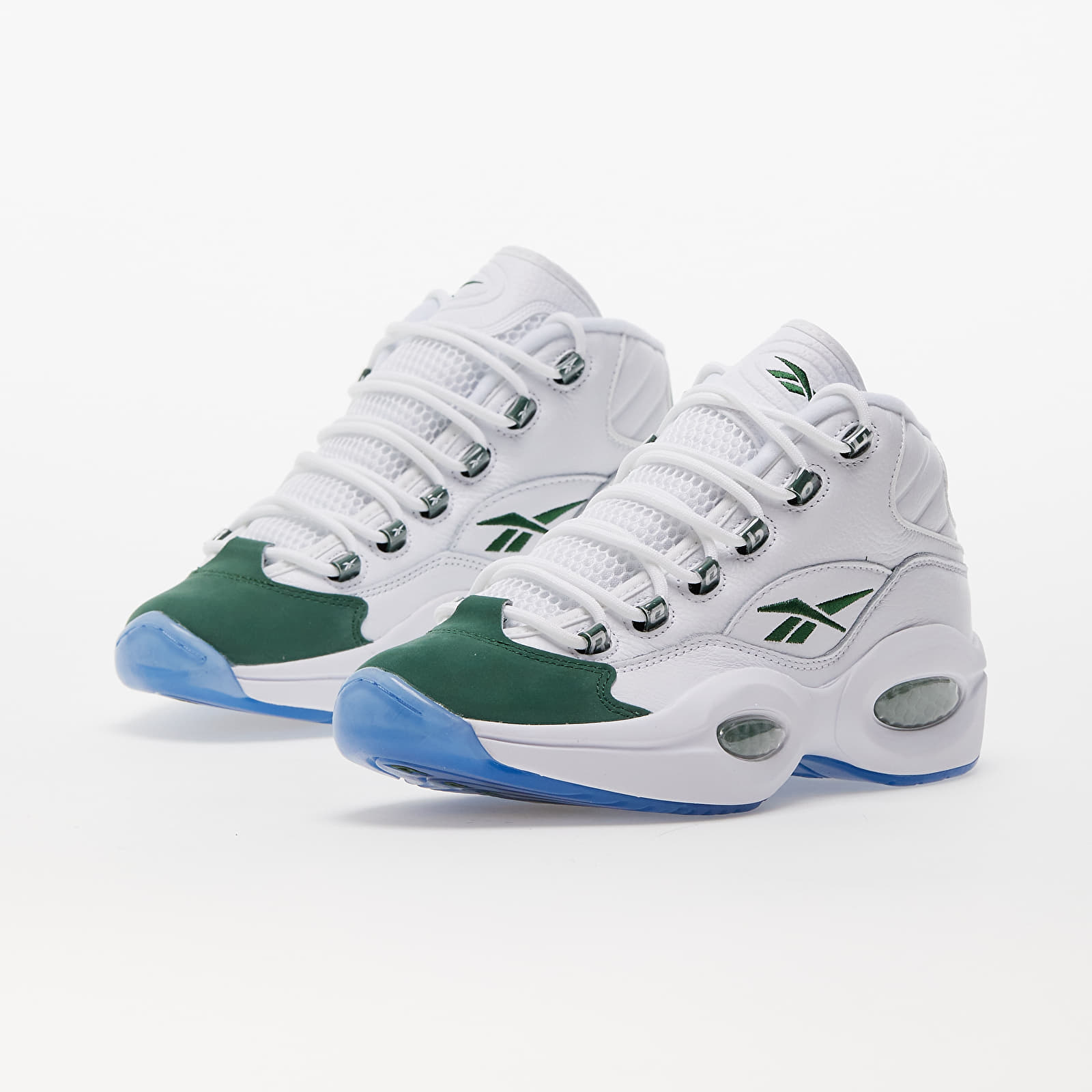 Ανδρικά παπούτσια Reebok Question Mid Ftw White/ Pine Green/ Ftw White