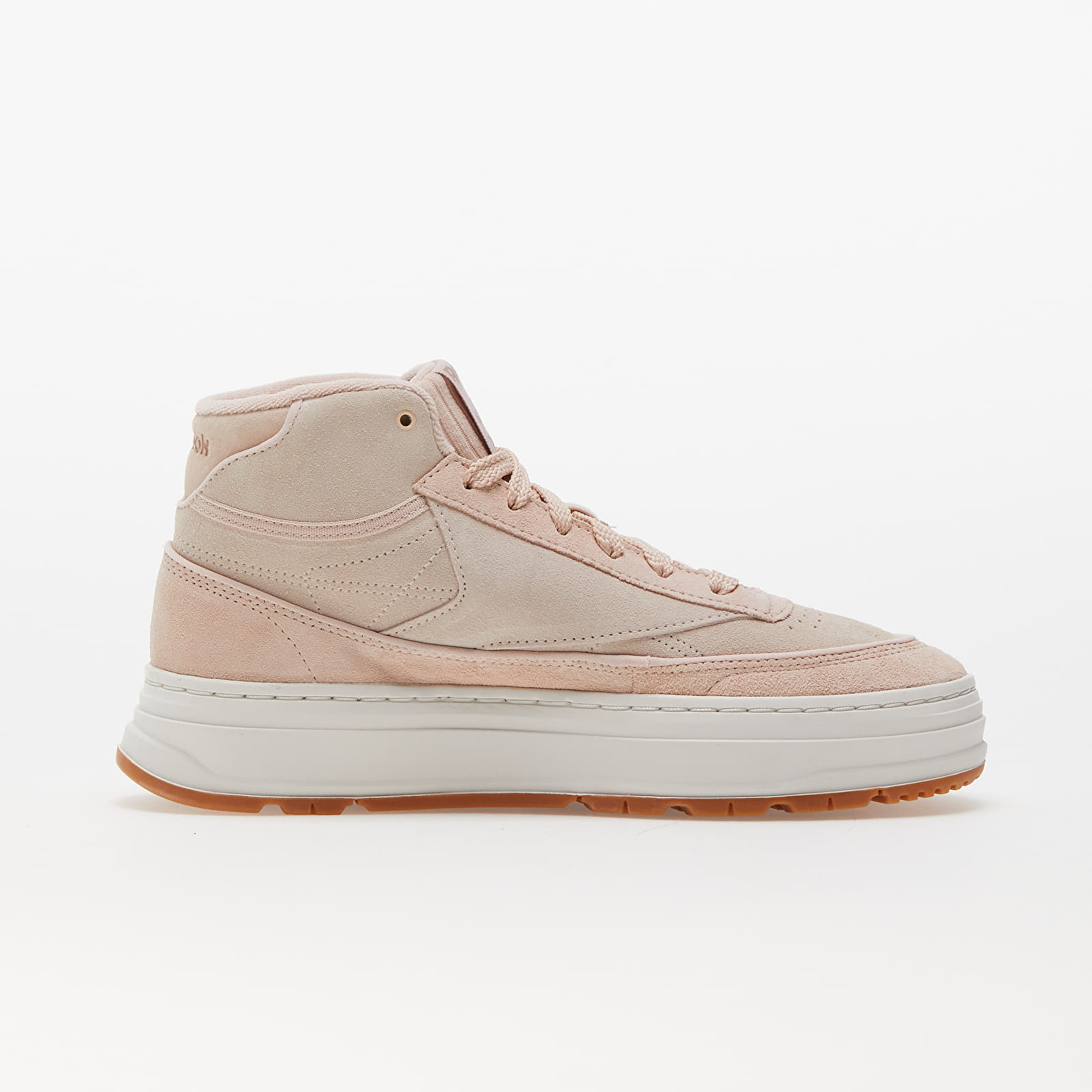 Damen Sneaker und Schuhe Reebok Club C Geo Mid Soft Ecru/ BARBRW/ RBKG06