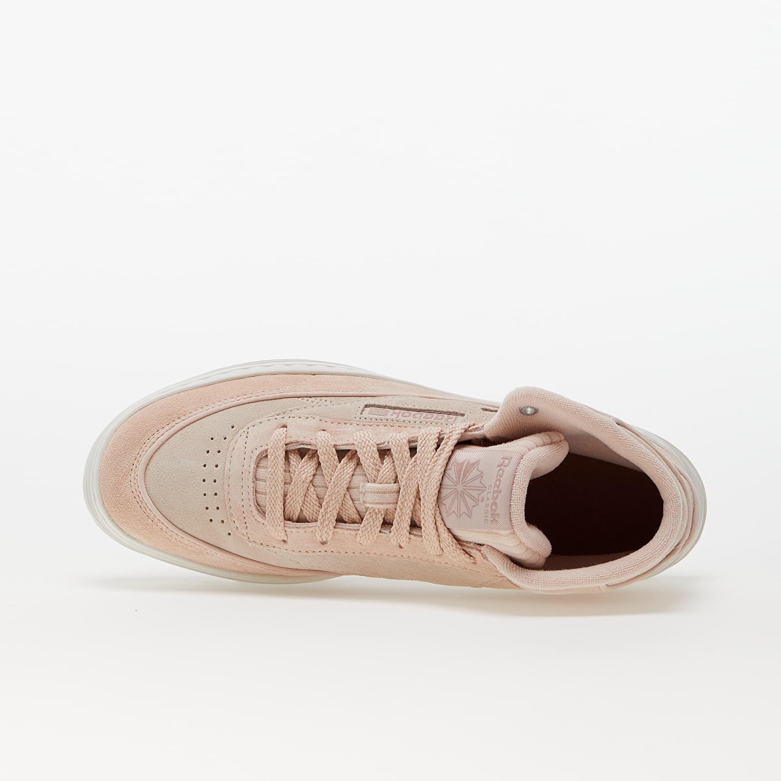 Damen Sneaker und Schuhe Reebok Club C Geo Mid Soft Ecru/ BARBRW/ RBKG06