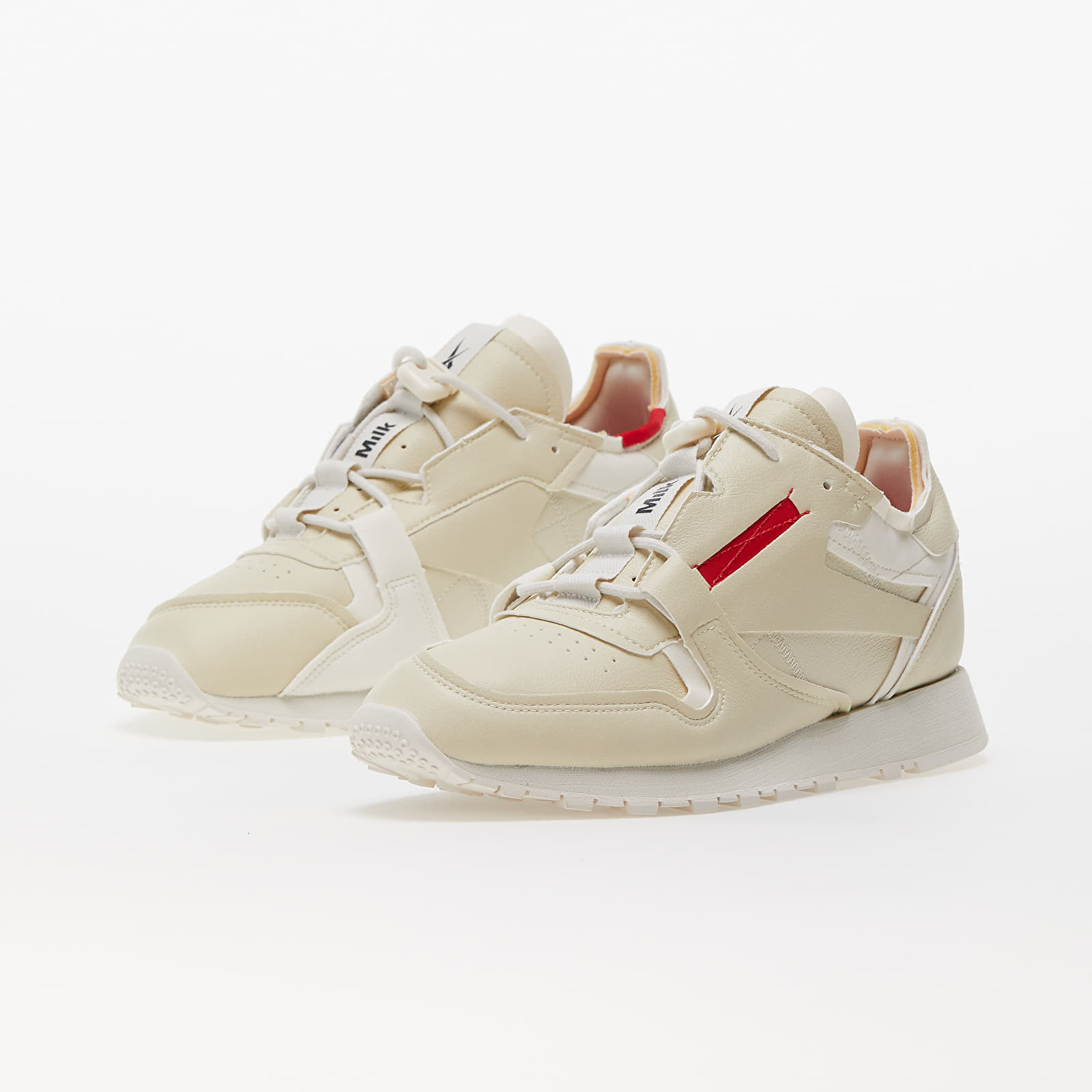 Sko til mænd Reebok x Milk Makeup Classic Vegan Vintage Chalk/ Vector Red/ Core Black