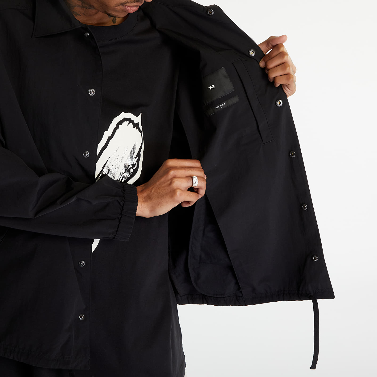 Jackets Y 3 Coach Jacket UNISEX Black Footshop